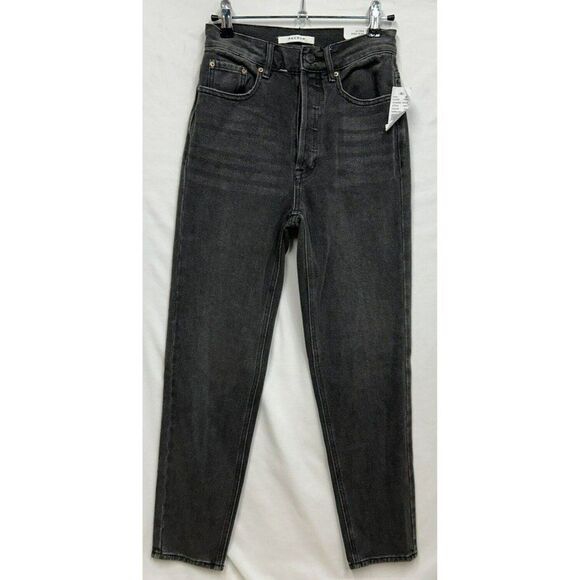 New PACSUN Ultra High Rise Slim black Jeans‎ Size 23 Button Fly - Picture 1 of 13